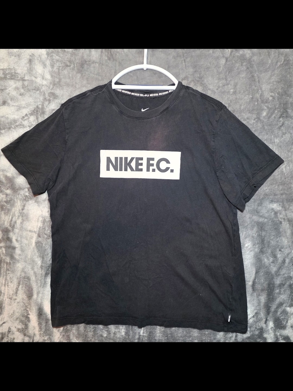 Nike Black NIKE F.C. Short Sleeve Crew Tee